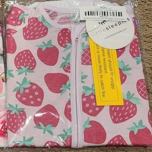 Little Sleepies strawberries 12-18 month